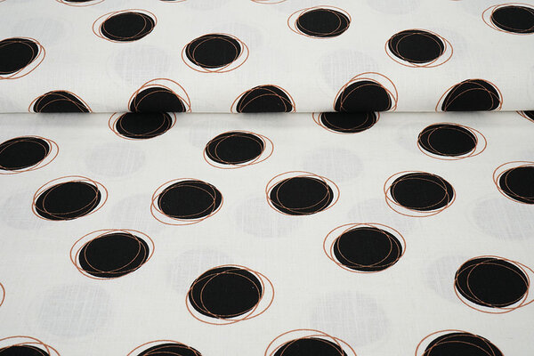 Viscose Linen Circles