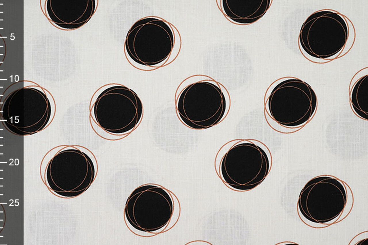 Viscose Linen Circles