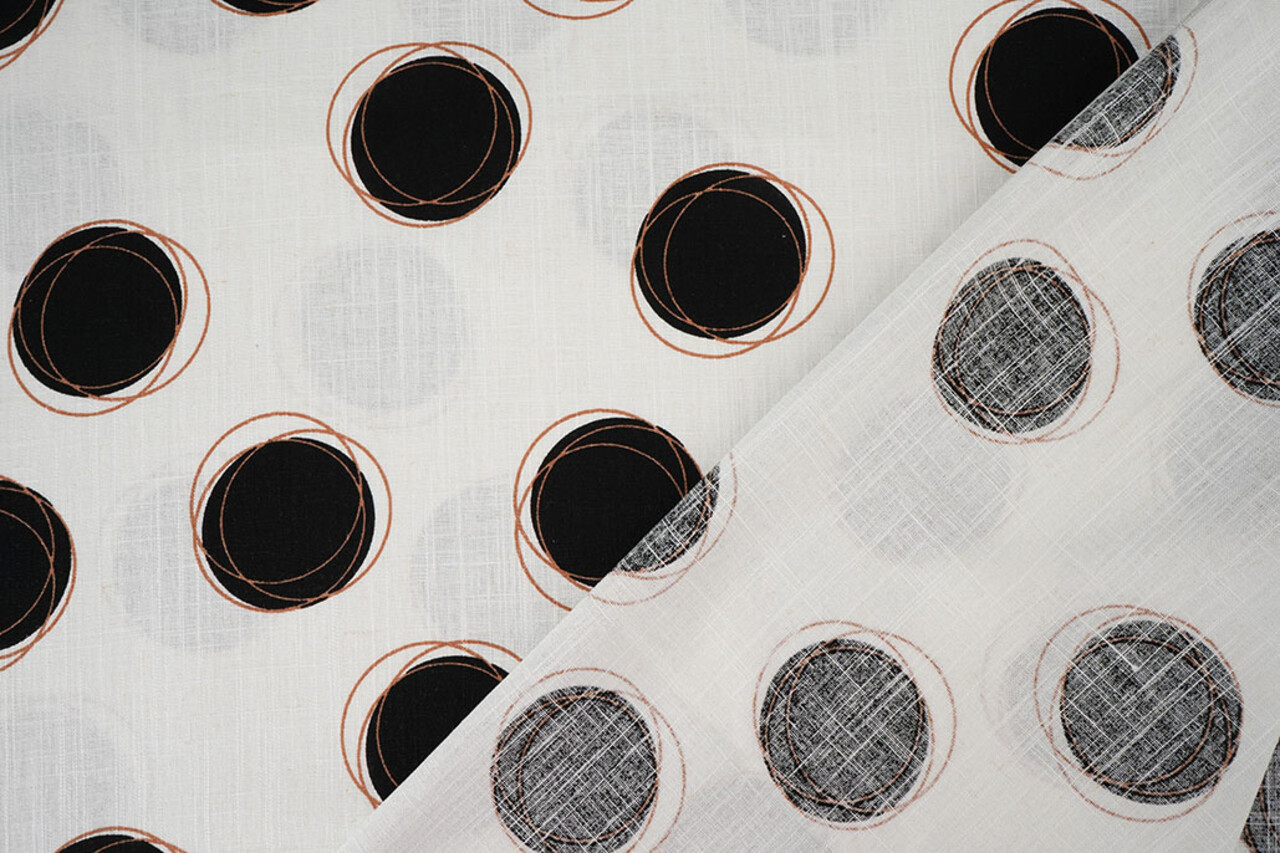 Viscose Linen Circles