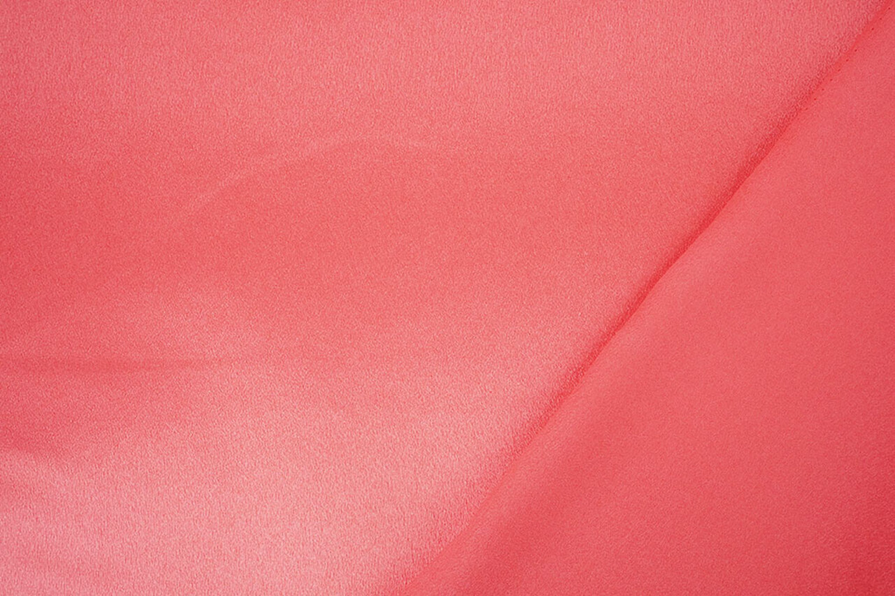 Stretch Satin Heavy Coral