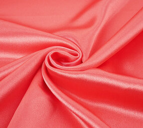 Stretch Satin Heavy Koralle