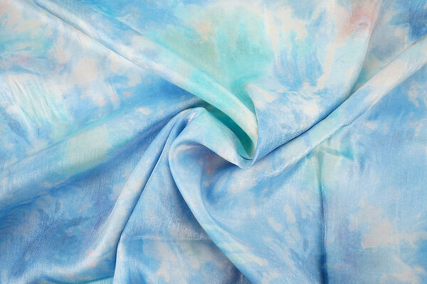 Silky Viskose Hayley Blau