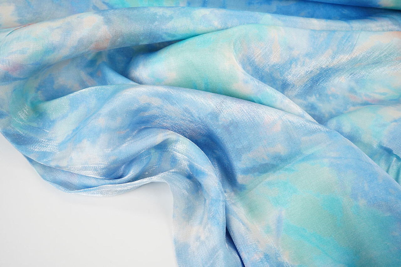 Silky Viskose Hayley Blau