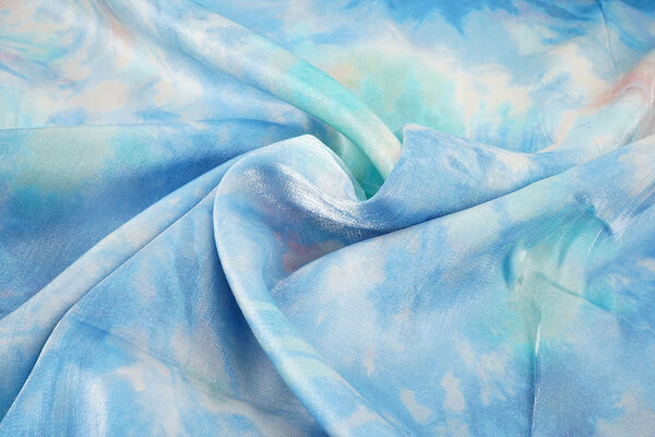 Silky Viskose Hayley Blau