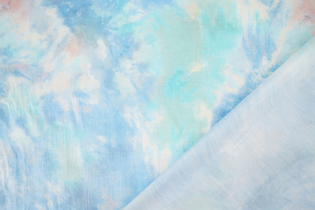 Silky Viscose Hayley Blauw