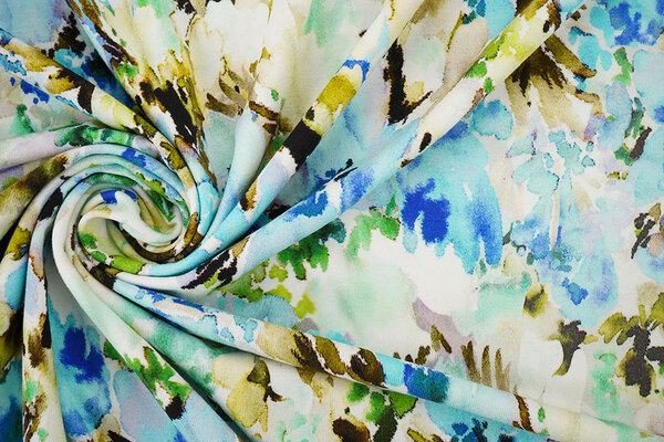 Viscose Jersey Bloemen Greetje Multi-2