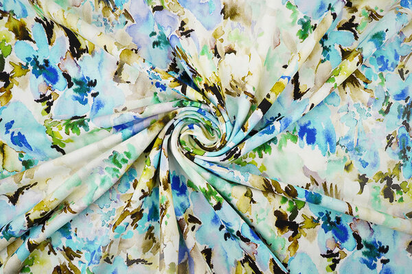Viskose Jersey Blumen Greetje Multi-2