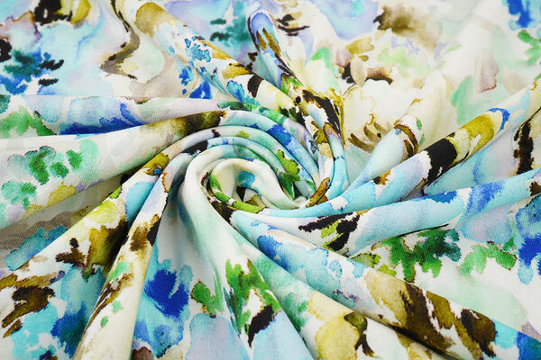Viskose Jersey Blumen Greetje Multi-2