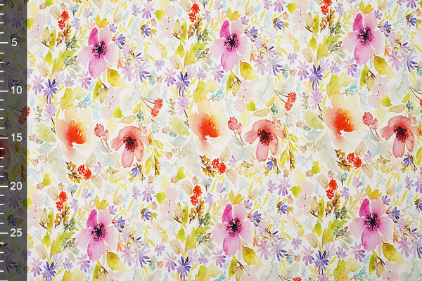 Viscose Jersey Flowers Merle