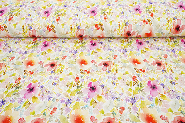 Viscose Jersey Flowers Merle