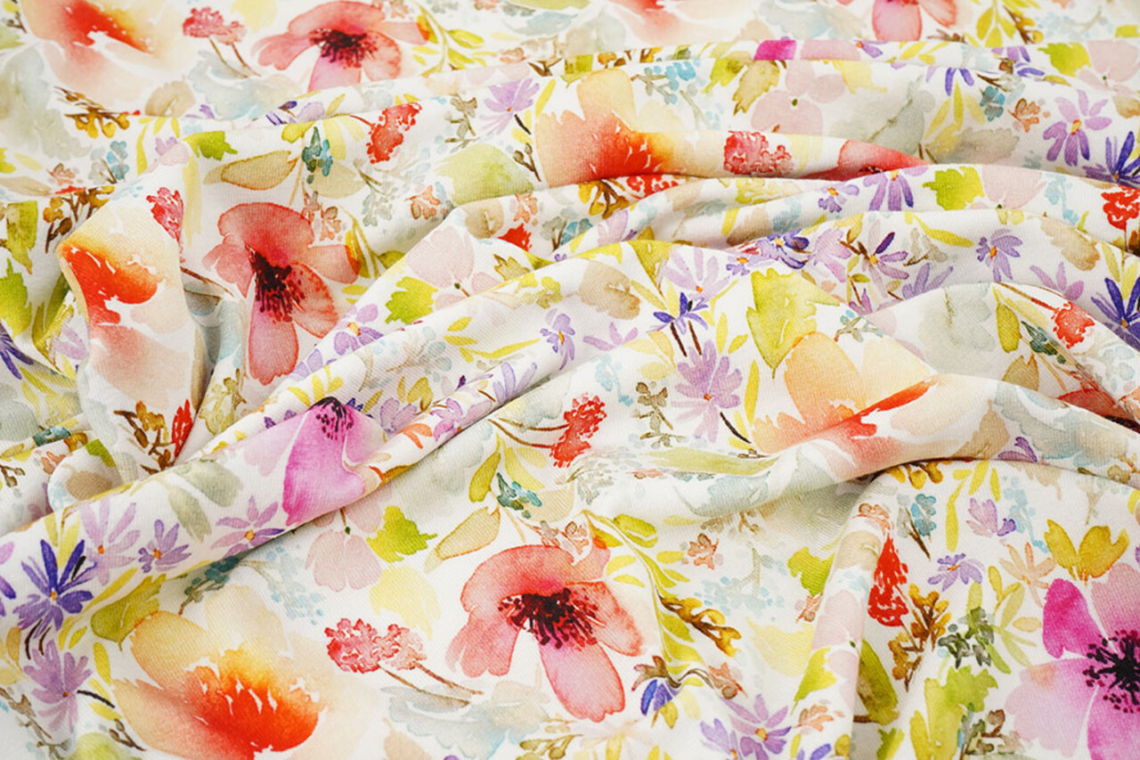 Viscose Jersey Bloemen Merle