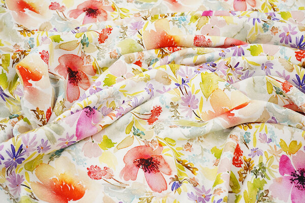 Viscose Jersey Bloemen Merle
