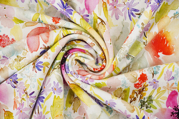 Viscose Jersey Bloemen Merle