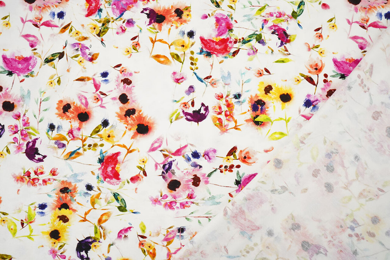 Viscose Jersey Bloemen Nancy