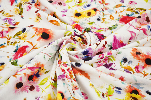 Jersey Viscose Fleurs Nancy Jersey Viscose Fleurs Nancy