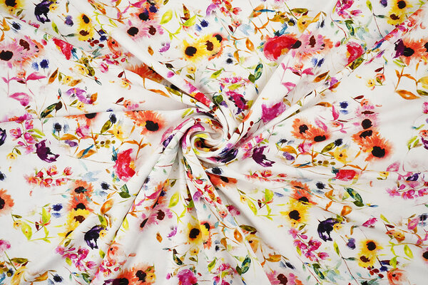 Viscose Jersey Bloemen Nancy