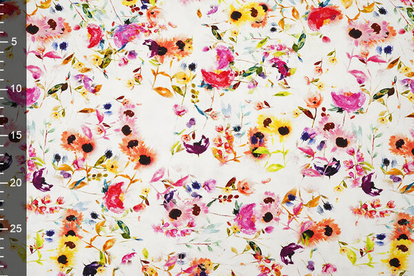 Viscose Jersey Flowers Nancy