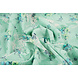 Coton Brodé Fleurs Nola Vert Menthe