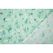 Cotone Ricamato Fiori Nola Verde Menta Cotone Ricamato Fiori Nola Verde Menta