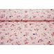 Coton Brodé Fleurs Nola Rose Coton Brodé Fleurs Nola Rose