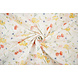 Embroidered Cotton Flowers Ruth Creme