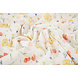 Cotone Ricamato Fiori Ruth Crema Cotone Ricamato Fiori Ruth Crema