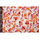 Embroidery Cotton Tie Dye Orange Pink
