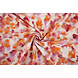 Broderie Katoen Tie Dye Oranje Roze