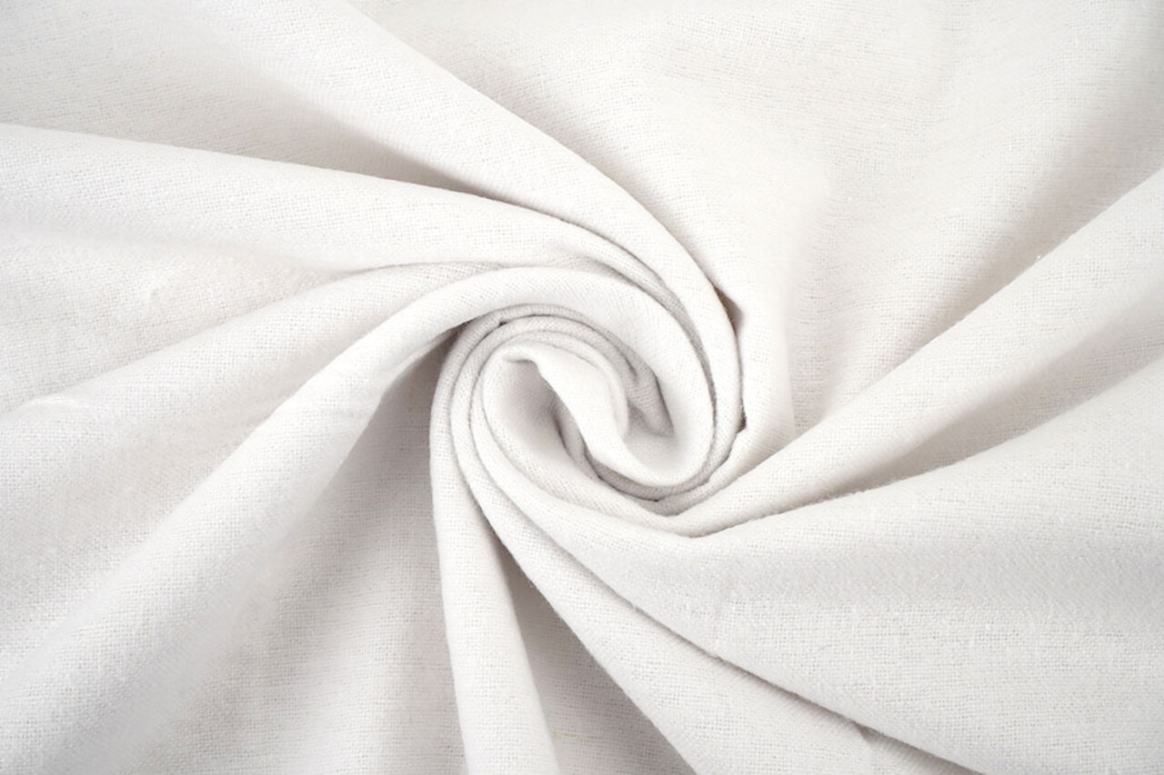 Cotton Flannel White