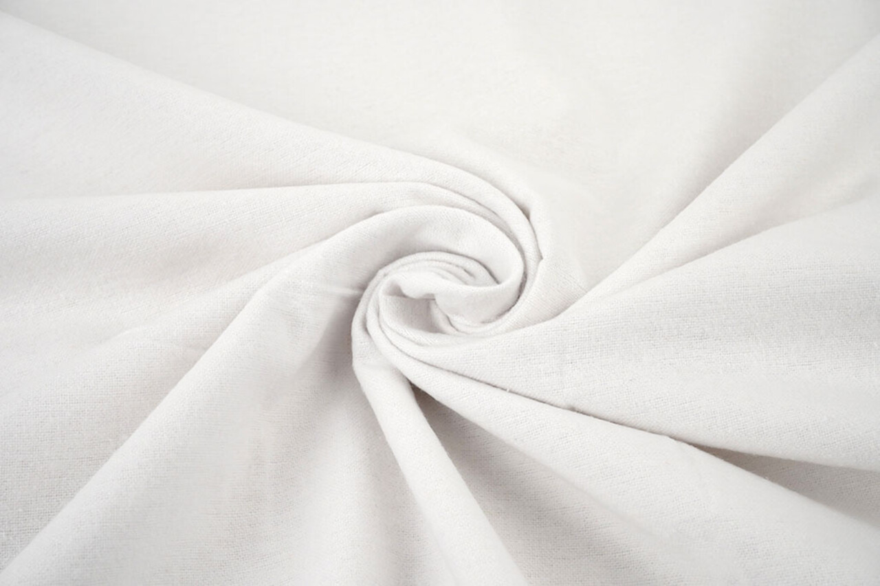 Cotton Flannel White