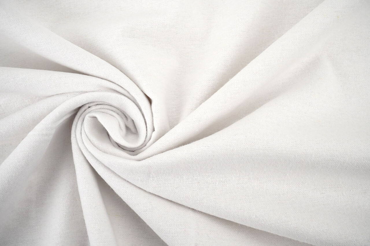 Cotton Flannel White