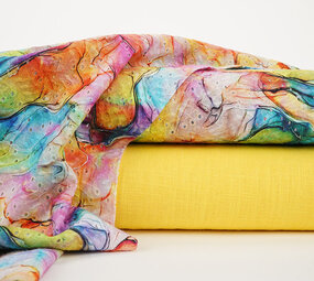 Embroidery Cotton Watercolor Pink