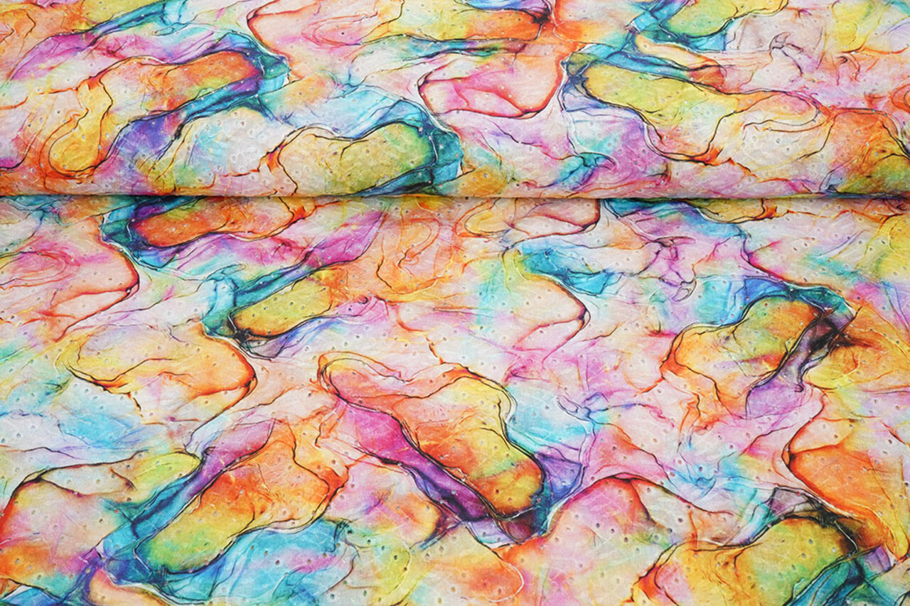 Embroidery Cotton Watercolor Pink Embroidery Cotton Watercolor Pink