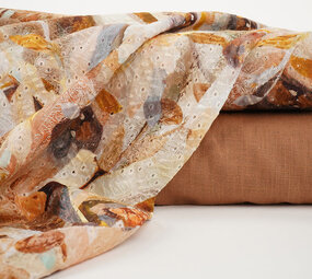 Embroidery Cotton Rianne Brown