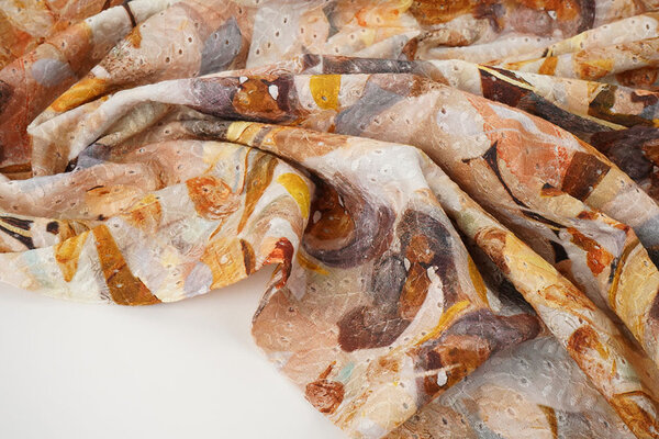 Stickerei Baumwolle Rianne Braun