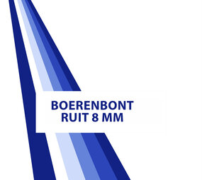 Stalenkaart Boerenbont Ruit 8mm