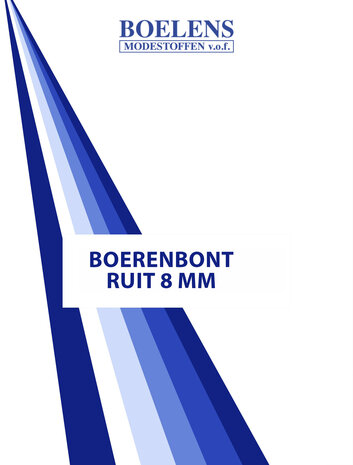 Stalenkaart Boerenbont Ruit 8mm
