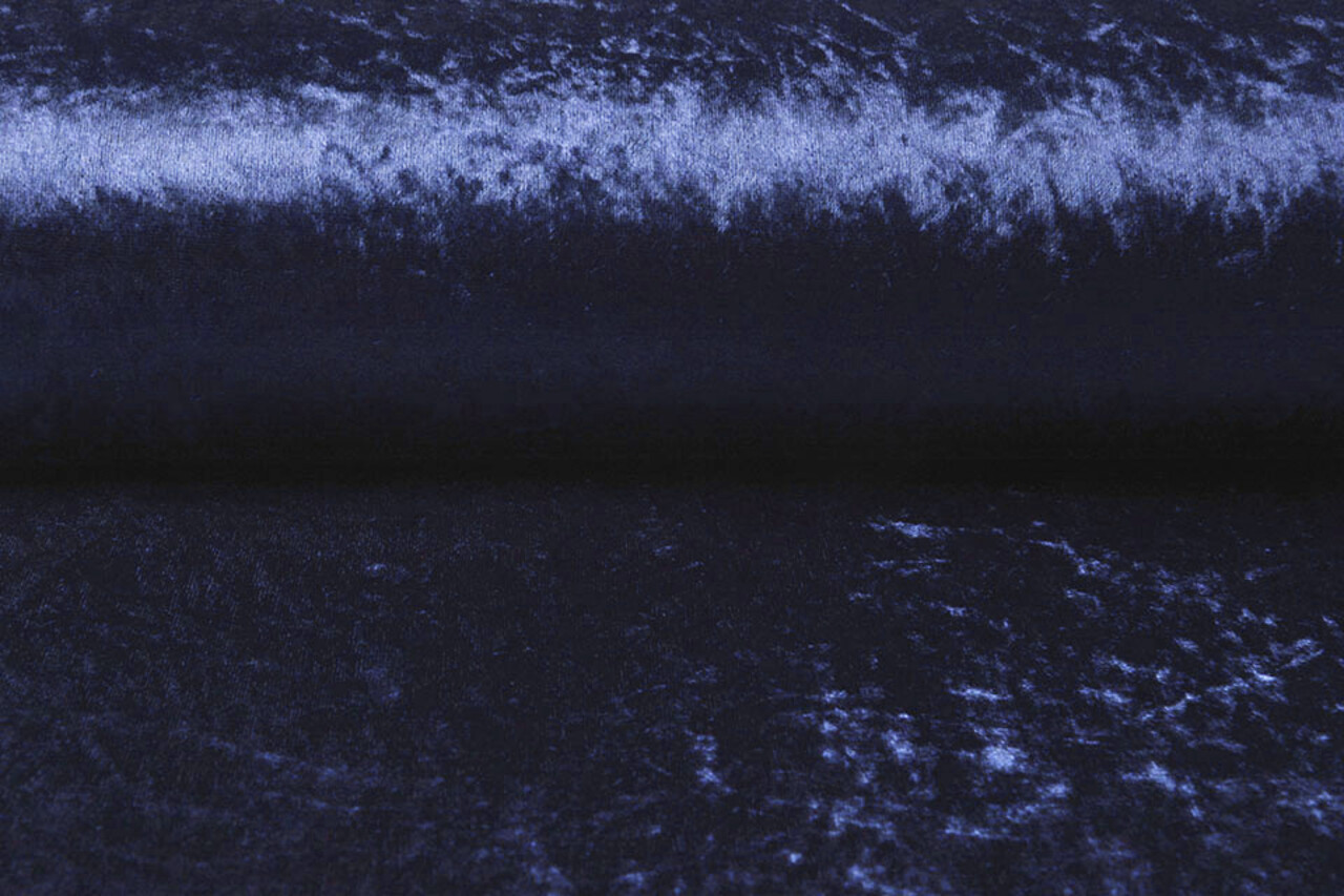 Velours de Panne Marine Blauw