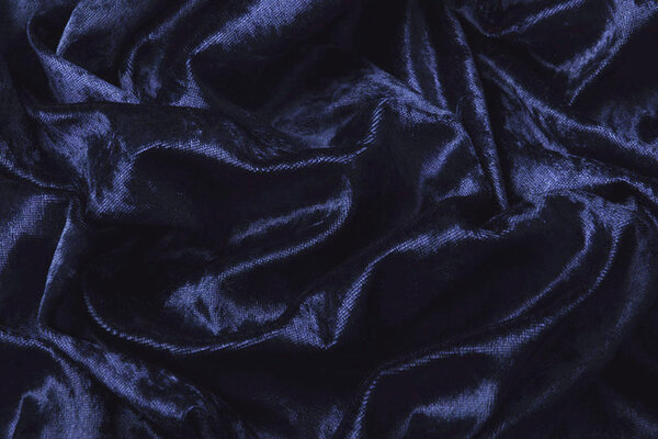 Velours de Panne Marine Blauw