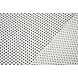 Fine Crêpe Dots White - Black