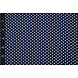 Fine Crêpe Dots Navy - White Fine Crêpe Dots Navy - White