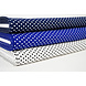 Fine Crêpe Dots Cobalt Blue - White