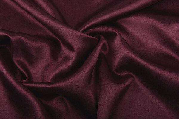Crêpe Satin Bordeaux
