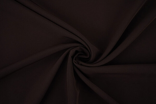 Crepe Stretch Dunkelbraun