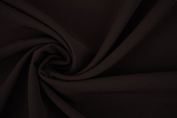 Crepe Stretch Dunkelbraun
