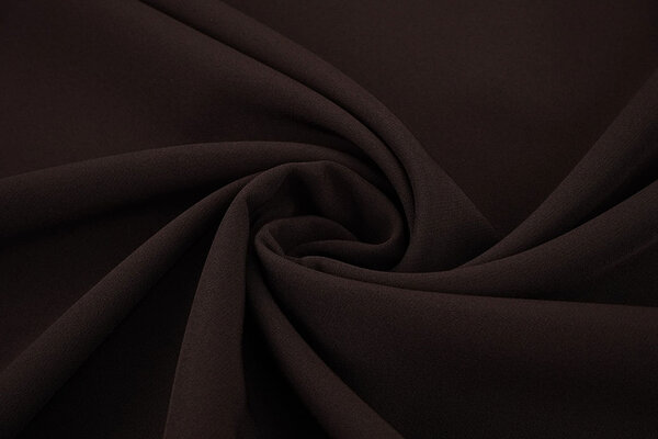 Crepe Stretch Dunkelbraun