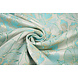 Broccato Kimari Menta Chiara Blu Broccato Kimari Menta Chiara Blu