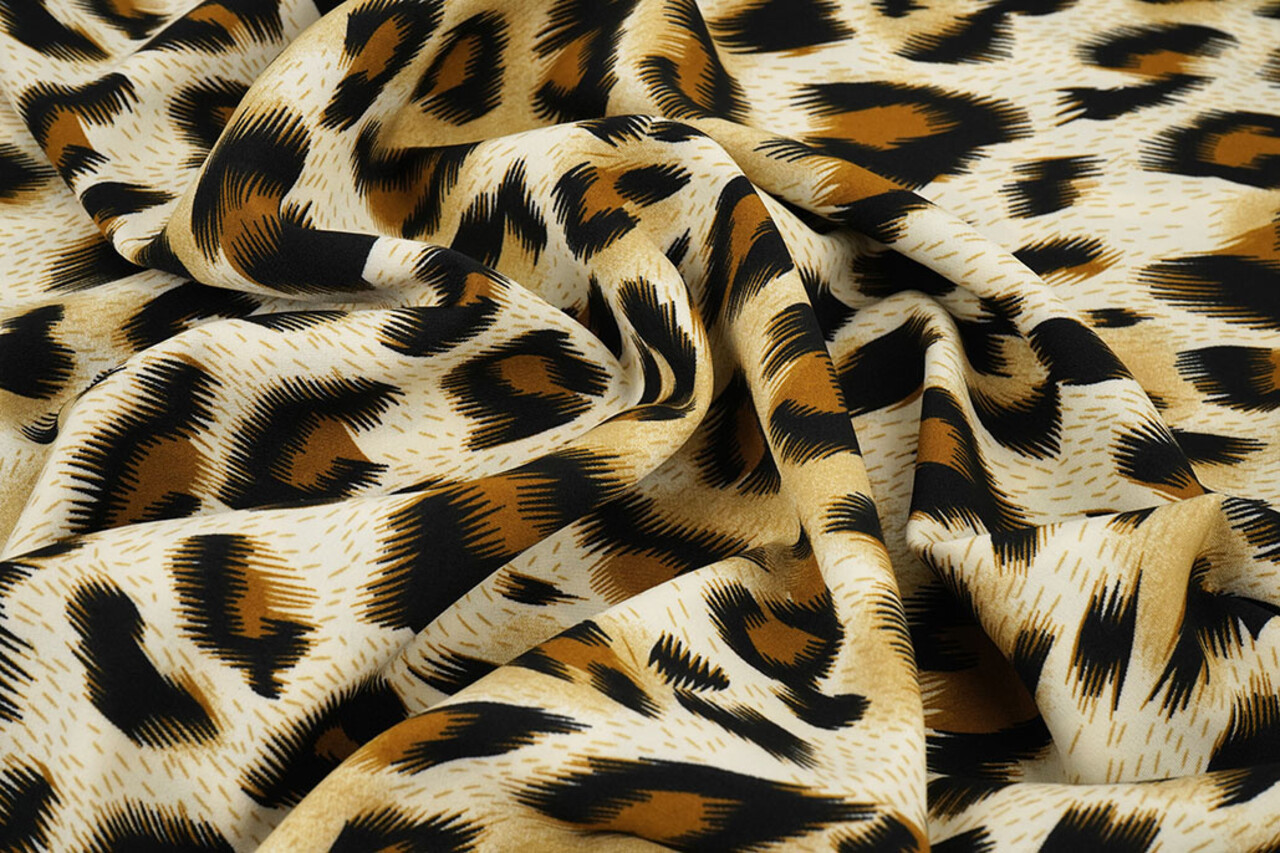 Fine Crêpe Panther Swipes 1