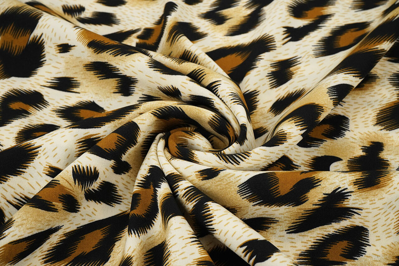 Fine Crêpe Panther Swipes 1