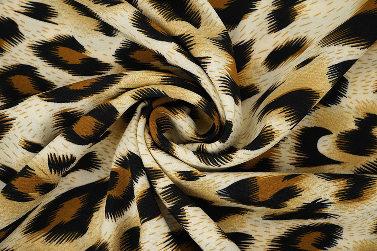 Fine Crêpe Panther Swipes 1